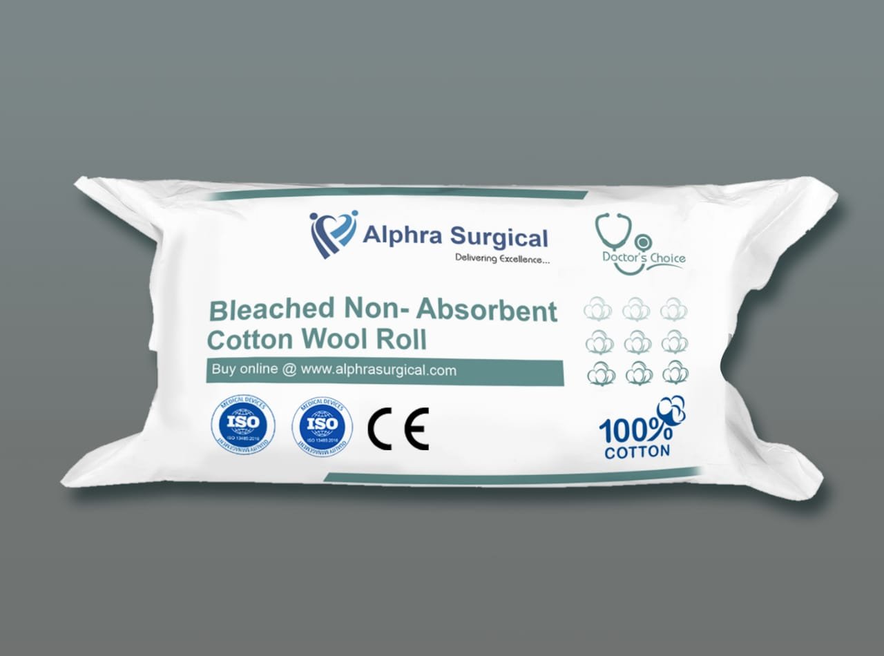 Bleached Non-Absorbent Cotton Rolls