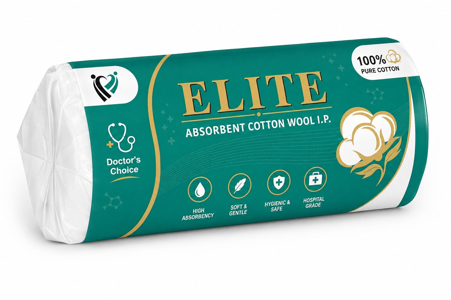 ELITE Absorbent Cotton Wool I.P.